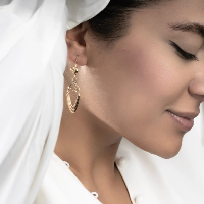 گوشواره طلا کالکشن اپل مثلث