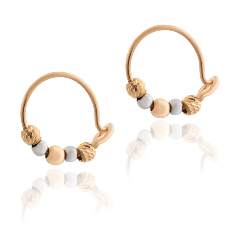 گوشواره حلقه ای البرنادو 5 گوی
